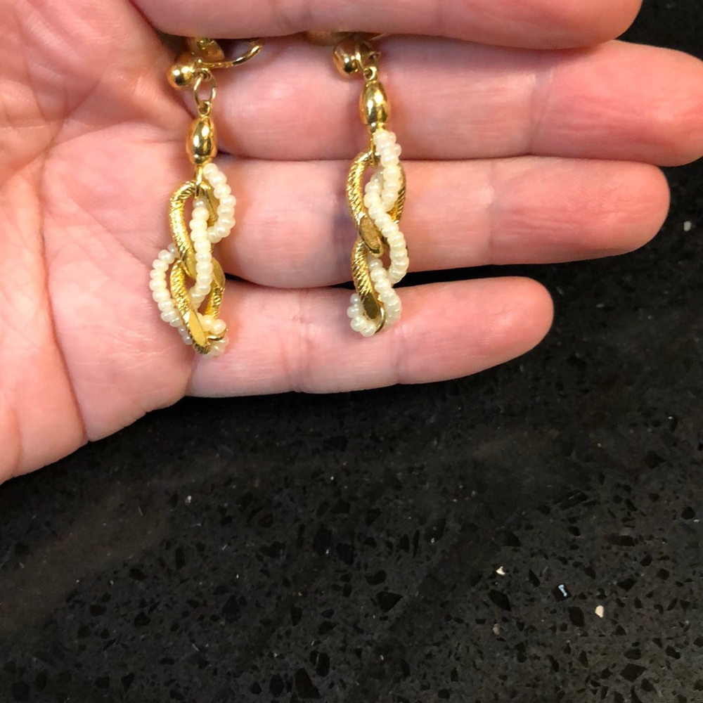 Trifari vintage earrings